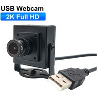 120 Degree Wide Angle 2.8mm Mini 2K HD PC Webcam Plug And Play 30fps 2560x1440 High Speed Video Live Computer USB Camera