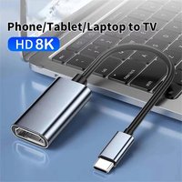 4K 60Hz Aluminum Alloy Type C to HDTV Cable Adapter USB 3.1 HUB USB C Male to HDTV Female Converter For iPad Laptop Accessories