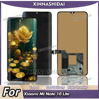 6.53" Screen For Xiaomi MI Note 10 Lite LCD Display With Frame and Battery Cover Touch Screen Digitizer Assembly Replacement