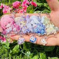 Anime Game Infinity Nikki Cosplay Costumes Key Chain Keychain Accessories Pendant