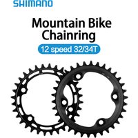 AliExpress Shimano MT510 12S MTB Chainring 96BCD 32T 34T Mountain Bicycle Chainwheel 12 Speed Crown for Shimano MT510 M5100 Bike Crank Part