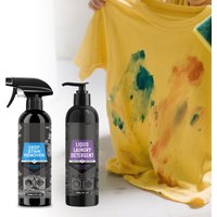 Laundry Detergent Stain Remover Gentle Clothing Cleaner Oil Stain Removal Fabric Care Rapid Decomposition Fast Acting 120ml