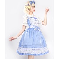 Peiqi Original Cute Lolita Dress Classic Lolita JSK Dress Short Party Dress by Magic Tea Party