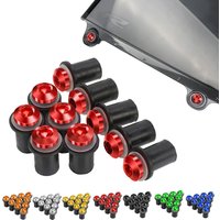 5mm 10PCS Windscreen Windshield Bolts Screws Nut For Ducati 748 916 996 998 749 999 848 1098 1198 Panigale 899 959 1199 1299