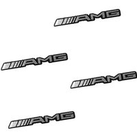 4pcs Aluminum Speaker Stereo Speaker Badge Sticker For Mercedes benz AMG C E S GLE CLC Class W204 W203 W205 W124 W221 W213 W212