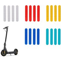 4pcs/set New Front Rear Wheel Cover Eflective Sticker for Ninebot Max G30 Electric Scooter Warning Dustproof Reflective Sticker