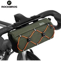 ROCKBROS Bike Bag Bicycle Front Tube Bag 2.2L Capacity Handlebar Bag Waterproof Multifunction Portable Shoulder Bag Tube Bag