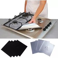 Coussin de protection pour cuisinière à gaz, lavable et réutilisable, anti-graisse et anti-haute température à 343 degrés