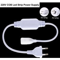 EU AU Plug Power Supply for 220V COB Led Strip Light with Dimmer Timing Switch, ON OFF Button Switch Transformer Power Adapter