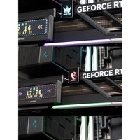 AIJS RTX4090/4080/4070 Graphics Card 16PIN GPU Power Adapter, ARGB Aura Sync, 180 degree Steering Connector ATX3.1