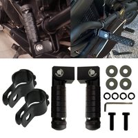 Universal Motorcycle Pedals Folded For Kawasaki Yamaha Honda CNC Aluminum Mopeds Scooters Bicycle Motorbike Foldable Footrest image 4