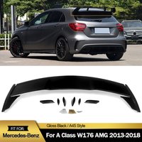 CARBON FIBER LOOK Dachspoiler für Mercedes Benz A-Klasse W176 A180 A200 A250 A260 A45 AMG 2013-2018 Schrägheck Karosserie-Kit