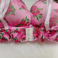 Handmade G Cup Man's Floral Silky Touch Cosplay CD Costumes Bra Top Private FKK Party DJ Club Bar Dance