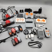 High-Tech PF Parts Ultra High Speed L Motor 8884 8883 Servo Bricks Toys Power Building Blocks Battery Box Compatible With LEGO