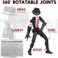 T13 Dummy13 Poseable Action Figure Finished Assembly Tabletop Decoration Game Fan Collection Holiday Surprise Gift