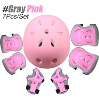 AliExpress BRACEFULL 7Pcs Kids Bike Helmet,Toddler Helmet for Youth Adult,Knee Pad Elbow Pad Wrist Guard Protective Gear Set for Skateboard,Bike