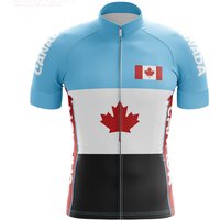 New 2026 Canada Men Short Sleeve Cycling Jersey Team Clothing Summer Training Bicycle Ride Tops Road Bike Sport Shirt Quick Dry