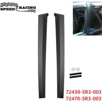 Door Garnish Trim Pillar Fit for Honda Civic 2Dr 3Dr 1992-1995 Windshield A-Pillar Trim Molding 72430-SR3-003 72470-SR3-003