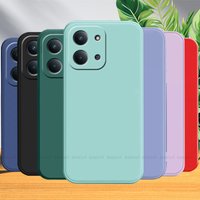 For Redmi 15C Case Cover Xiaomi Redmi 15C Capas Shockproof Phone Bumper Back Original Liquid Silicone Square Fundas Redmi 15C