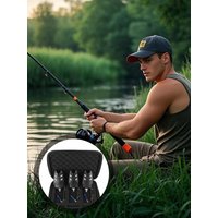 JSFUN-wireless digital fishing alarm sets, fishing bite sound alert kit, changeable color LED alarm indicator