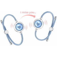 Totwoo Couple Smart Friendship Bracelets Bluetooth Touch Reminder Gift for Best Friends Meaningful Birthday Present