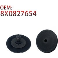 2Pcs Black ABS Rear Bumper Cover Screw For Tanyue ID3 A1 Q3 Q5, OE 8X0827654 Replacement Fastener, Car Exterior Trim Clip Set