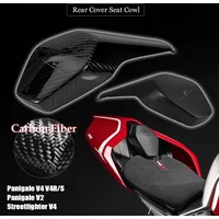 for Ducati Panigale V4 V2 Streetfighter V4S 2018-2023 Motorcycle Carbon Fiber Rear Pillion Seat Cowl Fairing Cover Cowling Panel