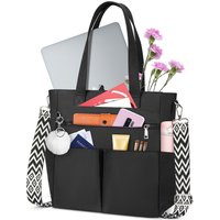 Tote Bag for Women Large Capacity 15.6 Inch Laptop Bag Mutiple Pockets Crossbody Bag Handbag for Business Travel Teacher Nurse