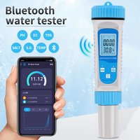 Profession eller 6-in-1-Wasserqualitätstester ph/ec/tds/Salzgehalt/s.g/temp Smart Bluetooth App Control hochpräziser Detektor