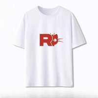 2026 New Pok É Mon Animated Rocket Team Cartoon Printed T-shirt 2025 Summer Men's and Women's Plus Size