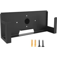 Wall Mount for XB One X Game Console Vertical Metal Wall Display Shelf Space-saving Bracket Holder Gaming Accessory