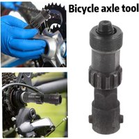 Bicycle axle tool, crank remover, repair tool, toothed disc, crank puller, disassembly tool