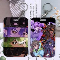 ParrotX2 FlameFrags SpokeIsHere Wemmbu Keychains Holders Card Holder Bank Bus ID Credit Cards Key Ring Chains