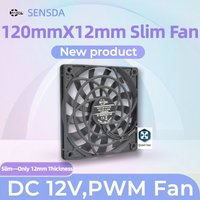 Ultra-Slim 120mm PWM Cooling Fan,12V 0.20A,1400 RPM Quiet Low Noise 12cm Computer Case Cooler
