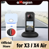 aMagisn X4 Air Silicone Base for Insta360 X4 Air , Non-Slip Desktop Mount Camera Car Mount for Insta 360 X3 / X4 Air Accessories