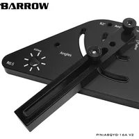 Barrow Multi-angle Acrylic Hard Tube Bending Tool Water Cooling PETG Hard Tube Bending Kit with Angle Adjustable Size ABQYG-16A