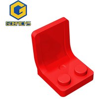 Gobricks 10PCS Rainbow Pig MOC Parts 4079 Seat / Chair 2 x 2 Compatible Bricks Assmble Building Blocks Particle Puzzle Toy Gift