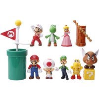 Super Mario Anime Figures Mushroom Man Kawaii Cake Decoration Yoshi Ornament Roadbed Louis Doll Toys for Kids Holiday Gifts