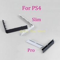 1pc Black White Plastic HDD Hard Drive Bay Slot Cover For PlayStation PS4 Slim Pro Console Hard Disk Door Flap