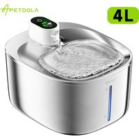 APETDOLA 4L Wireless Cat Water Fountain Auto Sensor Drinking Fountain For Cats Dog Drinker Pet Water Dispenser Accessories
