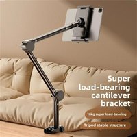360ยฐ Tablet Holder iPad Desk Stand with Adjustable Foldable Metal Arm Tablet Bracket For Phone Tablet or Other 4~13In Devices
