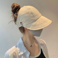 Summer Wide Brim Sunhat Foldable Adjustable Summer Sun Visor Hat Quick Dry Wide Brim Pure Breathable Sun Hats for Outdoor