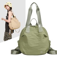 Trend Morandi Green Japanese Style Backpacks for Women Simple Travel Hot Sale of The Season Backpack Lightweight Student Handbag