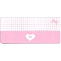 New Cute Pink Bow cartoon Mouse Pad Large Keyboard 900x400mm Playmat Non-slip Base Rubber Mousepad HD printing overlock Desk Mat