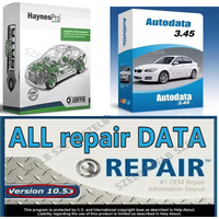 Haynes pro(vivid2018 )+ autodata 3.45+Auto Repair Software Tech Support for Cars and car All repair data 10.53 with 640GB HDD