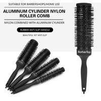 Extra Long Hair Rolling Brush 35cm - Professional Styling Tool for Blowout, Volumizing Hair Roller, Heat Resistant Salon Use