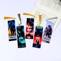 Star Wars Acrylic Bookmark The Mandalorian Movie Fan Collection Merch Stuff Anime Lover Book Accessory School Supplies
