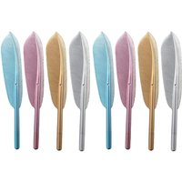 Feather Gel Pens Set Creative Neutral Pens Rod Desk Decorations Kawaii Stationery Supplies Back To School