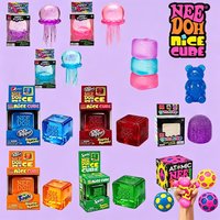 Needoh Nice Cube Stress Relief Squishy Toy Sensory Fidget Cube Soft Squeeze Anxiety Relief Desk Toy Jelly Squish Gumdrop