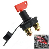 2 Headed Copper Pillar M8/M10 Car's Power Main Switch Disconnector Automatic Switch For RV Ship Batteries Waterproof Insulation